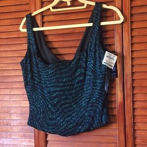 NWT metallic fancy top size 12 www collection